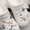 Beach-Themed Shoe Charms Set - 16 Pieces