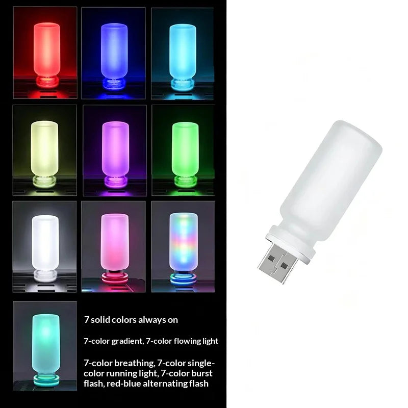 Veilleuse LED RGB à commande tactile