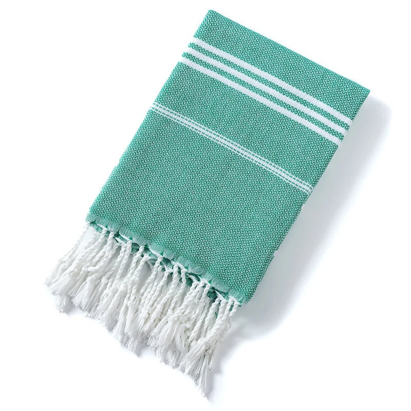 Classic Striped Cotton Beach Towel