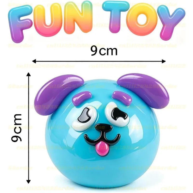 Curious Dog Face Swap Squishy Toy