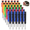 Professional Carpenter Pencils with Built-in Sharpener (Set of 6)