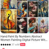 Adult Paint by Numbers Kit – African Women Portrait on Canvas