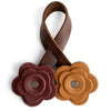 Vintage Rose Leather Bag Charm