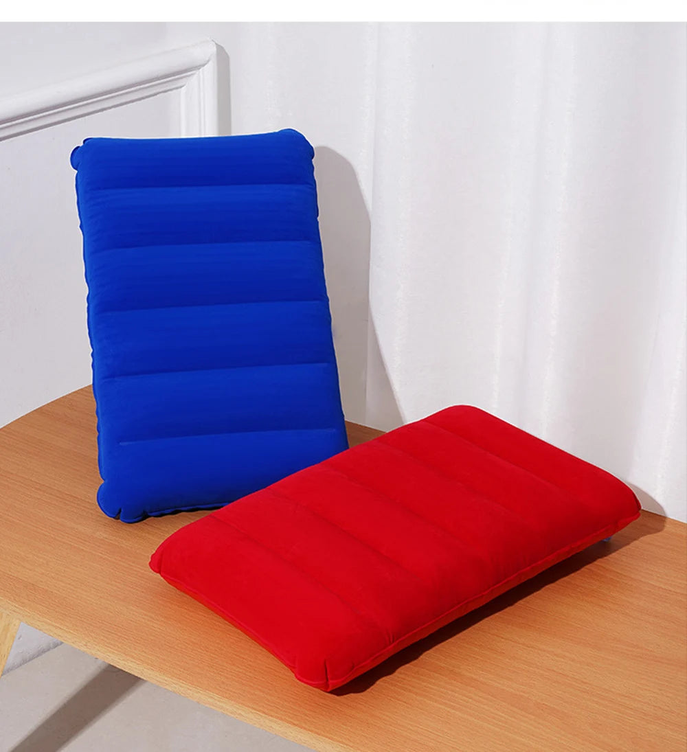 Portable Inflatable Travel Pillow for Neck, Waist & Back Support