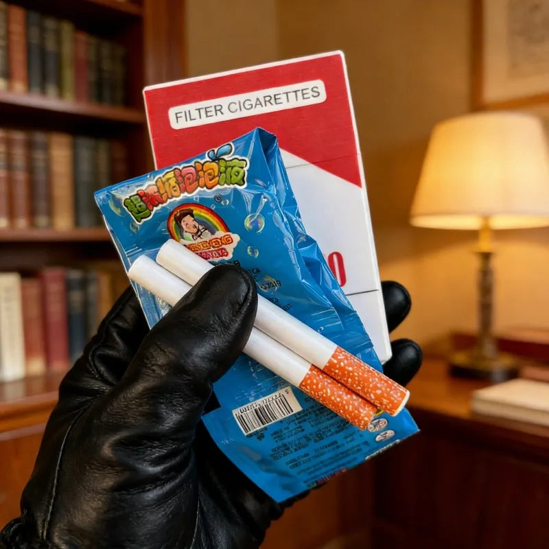Cigarette Bubble Machine Prop