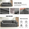 Stretch Velvet Non-Slip Sofa Cover for L-Shaped Couches
