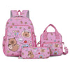 Capybara Cartoon Backpack Set for Kids