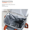 Insulated Double-Decker Lunch Bag with Leakproof Lining