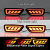 Sequential LED Rear Bumper Taillights for Jeep Grand Cherokee 2011-2022