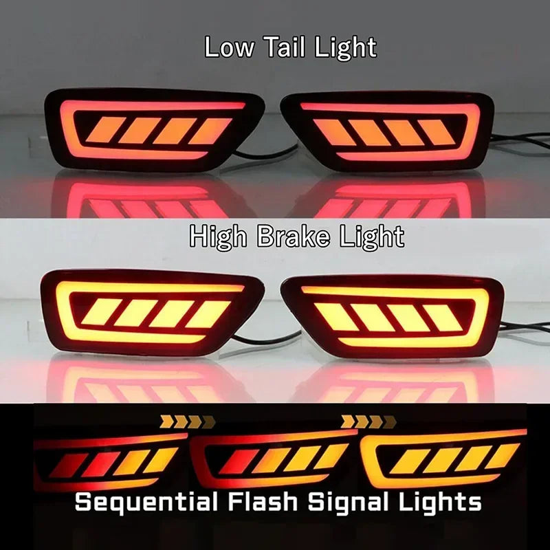 Sequential LED Rear Bumper Taillights for Jeep Grand Cherokee 2011-2022