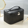 3-Piece PU Leather Makeup Bag Set