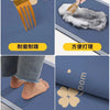 A set of quick-dry non-slip bathroom mats shown with features like easy cleaning, slip resistance, and anti-static properties