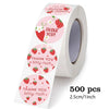 Strawberry Thank You Stickers – 500-Pack for Sealing, Decorating & Gifting