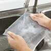 Double-Layer Steel Wire Cleaning Cloth with Microfiber Mesh