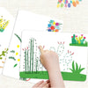 Kids Finger Paint Art Set with Stencils