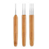 Wooden Handle Dreadlock Crochet Hook for Hair Styling
