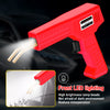 Red plastic welding gun with LED lighting and lamp beads for repairing car bumpers