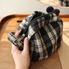 Bolsa Organizadora de Maquillaje a Rayas (Plaid) para Viajes