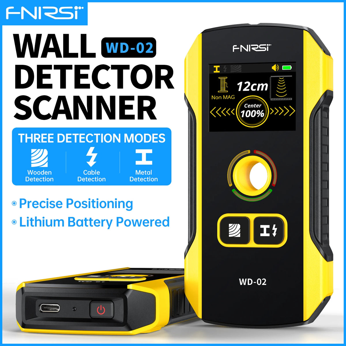 Multifunctional Wall Scanner with LCD Display