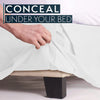 Elegant Pleated Bed Skirt - 14 Inch Drop, Wrinkle & Fade Resistant