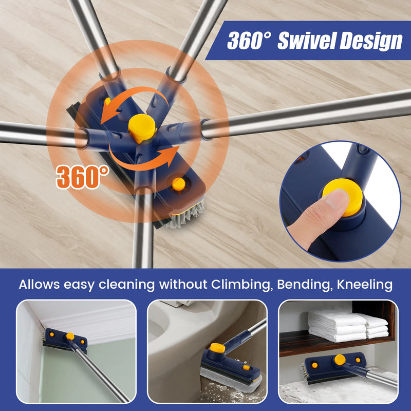 3-in-1 Extendable Long Handle Cleaning Brush
