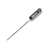 A white digital food thermometer with an instant readout displaying 19.8 degrees.