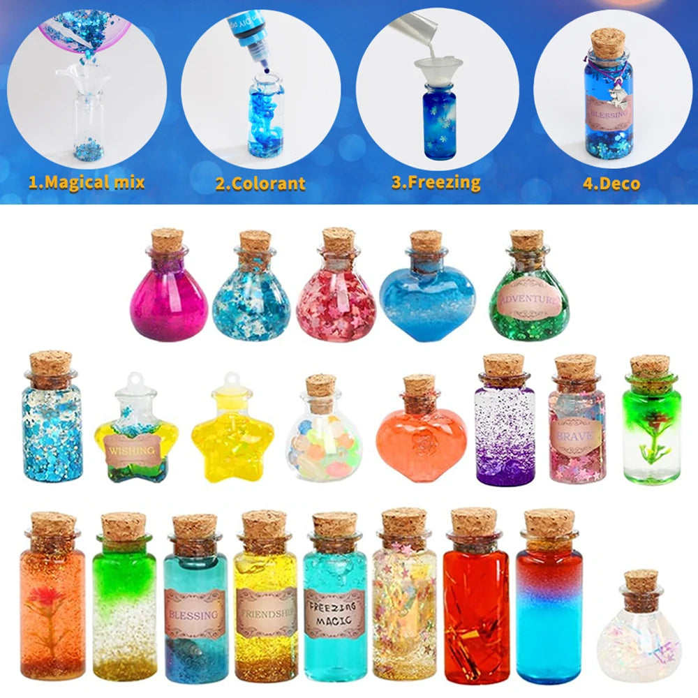 Magical Potion Making Kit for Kids – 24-Piece DIY Fairy Science Craft Set