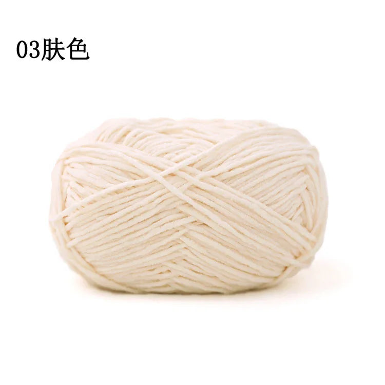 Matte Chenille Yarn for Crochet and Knitting