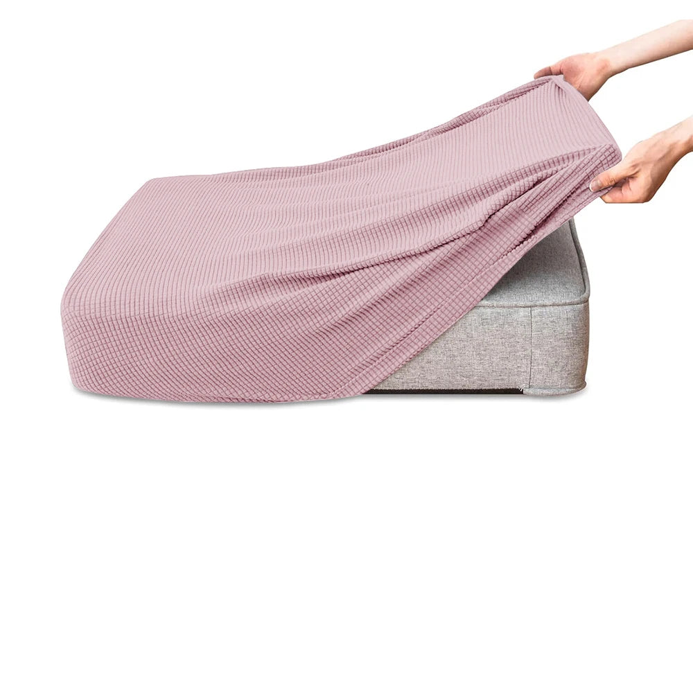 Stretchable Jacquard Sofa Cushion Covers with Anti-Slip Base