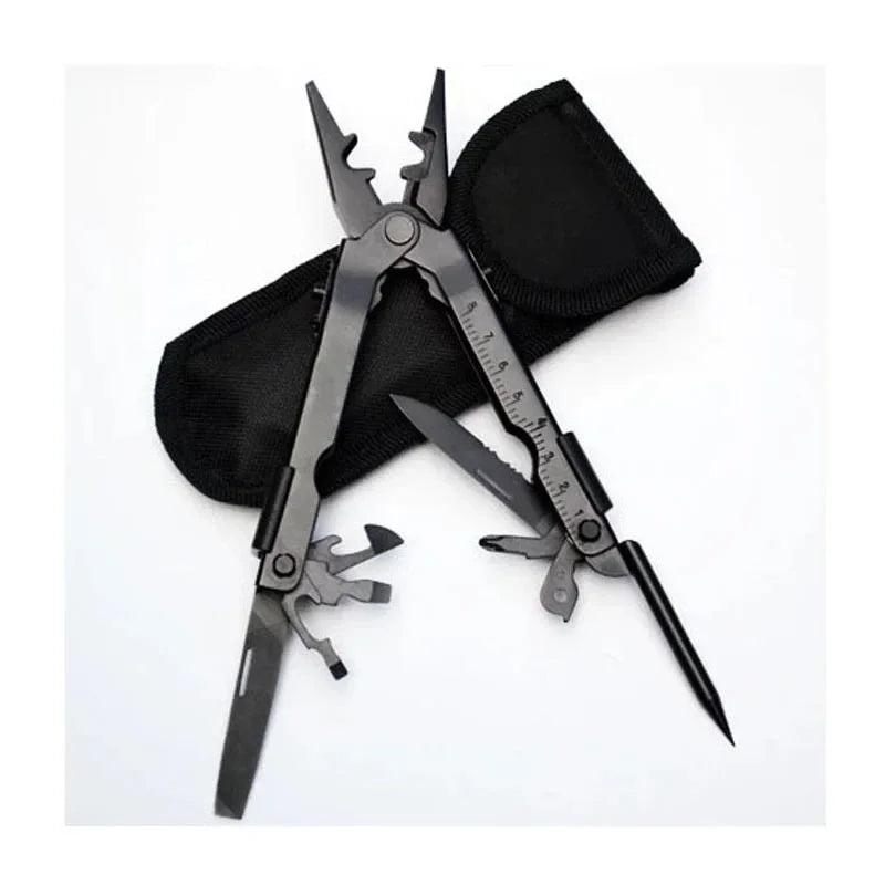 13-in-1 Stainless Steel Multi-Tool Pliers for Camping and Outdoor Use