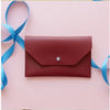 Slim PU Leather Envelope Wallet