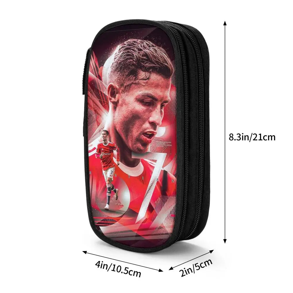 Soccer Star Pen Case – Large-Capacity Pencil Pouch