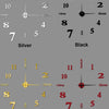 Modular 3D Number Wall Clock with Silent Movement