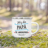 Mug de Camping en Émail « Meilleurs Parents »