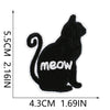 Red 3D Embroidered Iron-On Patches for Clothing & Crafts