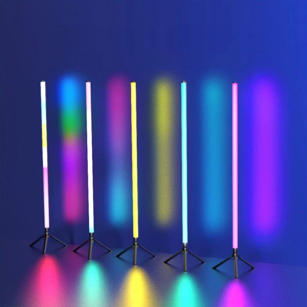 Lámpara de Suelo LED RGB CCT Inteligente con Bluetooth y Control por App