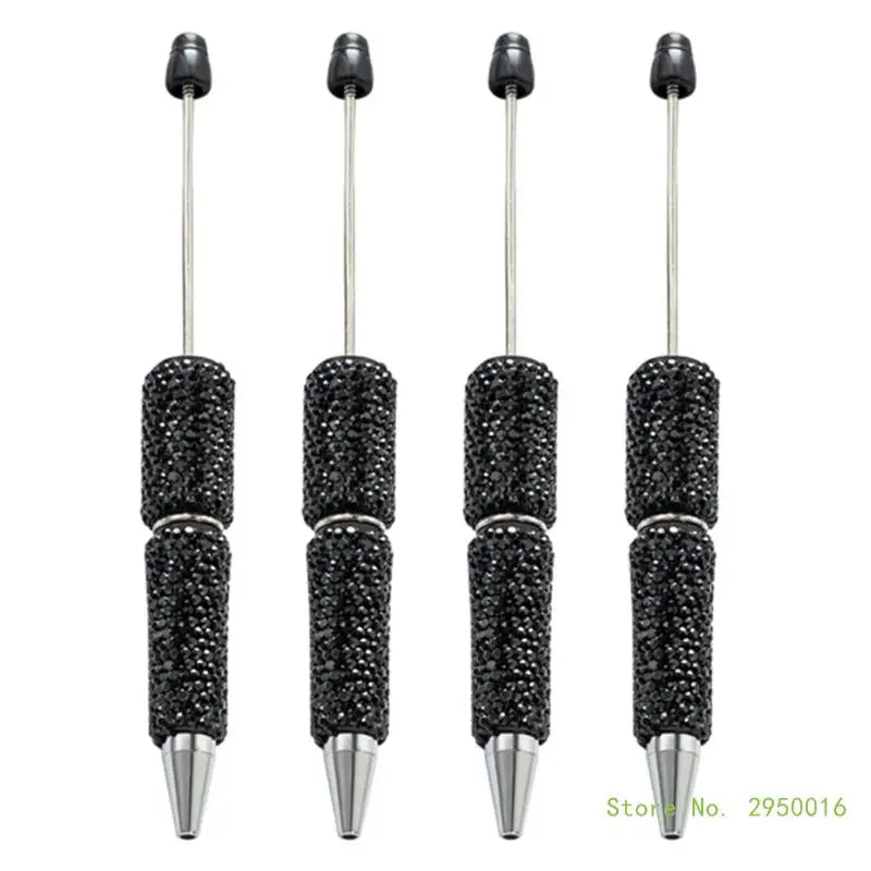 Elegante Perlen-Rhinston-Ballpoint-Stifte (4er Set)
