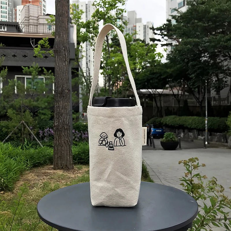 Sac Tote en Toile pour Bouteille