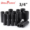 Heavy-Duty Impact Wrench Socket Set for Deep Reach Applications