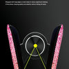 A close-up view of a crystal pink phone holder with three points of support designed for stable grip.