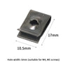Self-Tapping U-Type Clip Fasteners with Screws for Vehicles