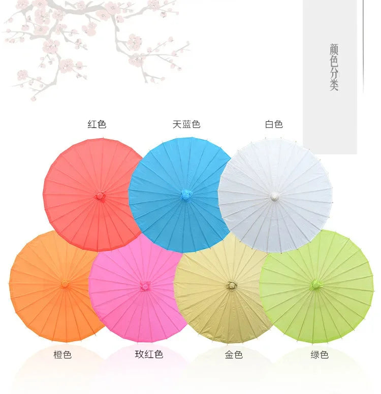 Traditional Paper Umbrella for Décor & Photography