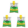 Disposable hanging fly trap bag with bait for outdoor insect catching