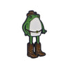 Cute Frog Enamel Pin with Sarcastic Quote