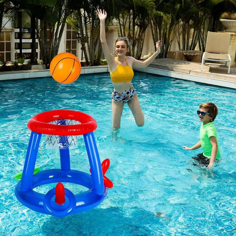 Inflatable Basketball Hoop Pool Float