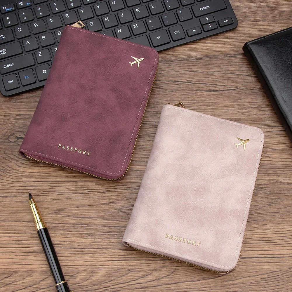 Travel Passport and Wallet Organizer with RFID Protection