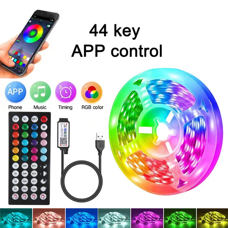 Bluetooth LED Strip Lights with Music Sync