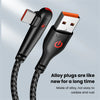 120W Fast Charging USB-C Cable with 90° Elbow Design