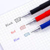 Smooth 0.5mm Gel Pen Set with Refills (Black, Blue, Red)