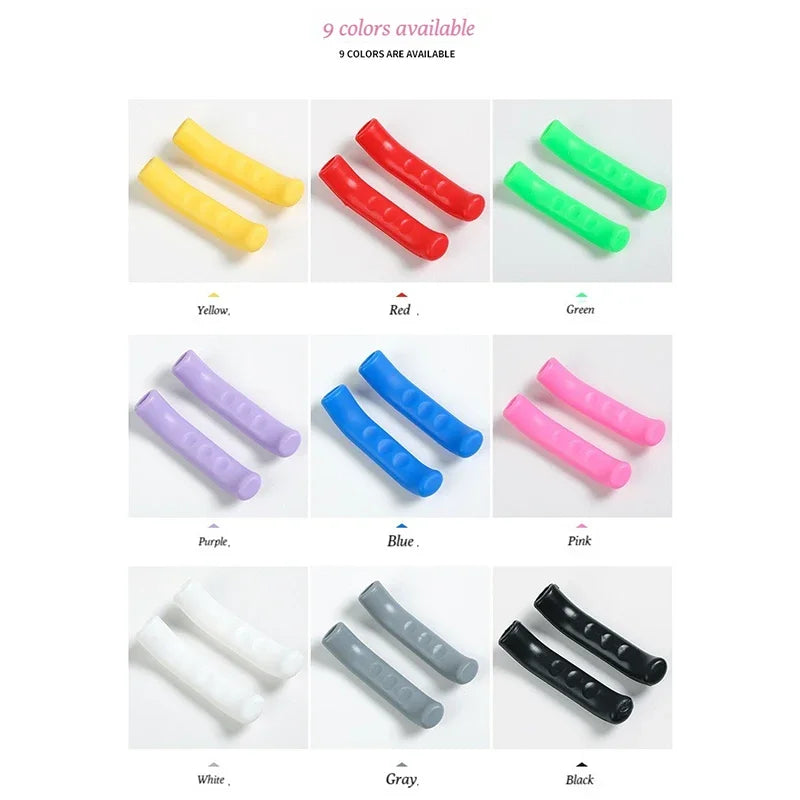 Silicone Bicycle Brake Lever Covers – Non-Slip, Sweatproof & Universal Fit